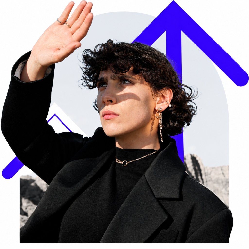 Featured Artist with Growth Direction Arrows